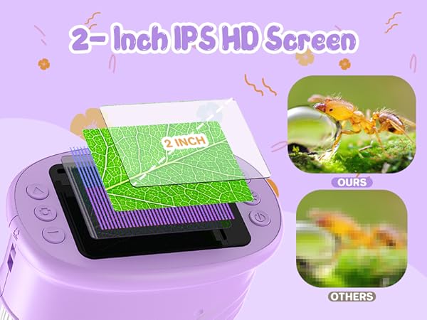 Handheld Digital Microscope for Kids: