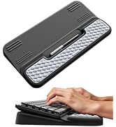 Vaydeer Wrist Rest with Keyboard Stand, Computer Wrist Support Pad, Ergonomic Keyboard Riser Hold...