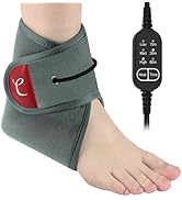 Comfytemp USB Wearable Heating Pad for Ankle and Feet With 3 Heat and Time Settings, Electric Hea...