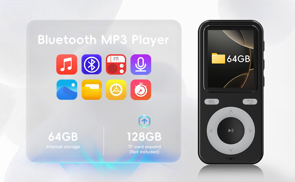 mp3 player mp3 player with Bluetooth mp3 bluetooth mp3 player music player portable music player