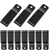 TEHAUX 10pcs Metal Clips Spring Clip Leather Clip Tool Belt Clip General Storage Clips Versatile ...