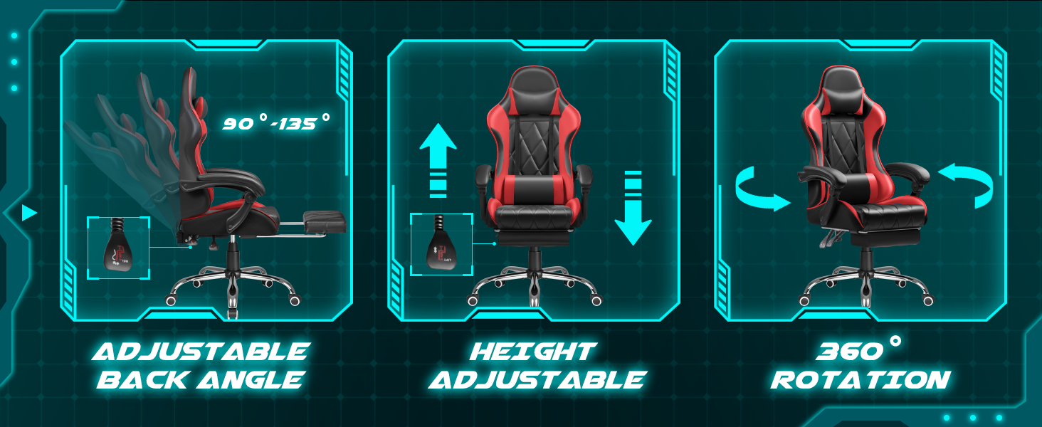 Height and Back Adjustable