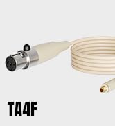 JK MICRODOT MINI XLR TA4F DETACHABLE CABLE COMPATIBLE WITH JK MIC-J 071S MICROPHONES