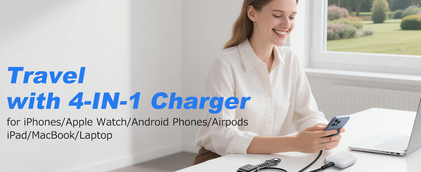 4 in 1 multi charging cable