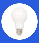 6.5-watt (60-watt equivalent) soft white A19 dimmable filament LED light bulb 2700K medium base