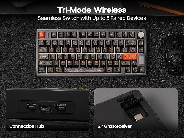 EPOMAKER TH80 V2 PRO Wireless Gaming Keyboard