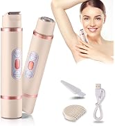 2 in 1 Bikini Trimmer for Women, Rechargeable Dual Head Electric Razors Waterproof Wet/Dry Use Bo...