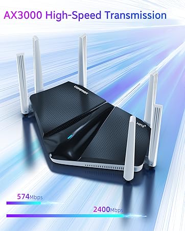 AX3000 High-Speed Transmission WiFi Router