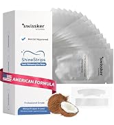 Swissklip ShineStrips Teeth Whitening Strips, Enamel Safe, Dentist Formulated, Visible Results in...