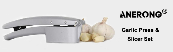 Garlic Press &amp; Slicer Set
