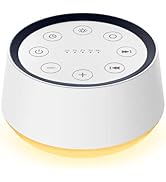 BrownNoise Sound Machine with 30 Soothing Sounds 12 Colors Night Light White Noise Machine for Ad...