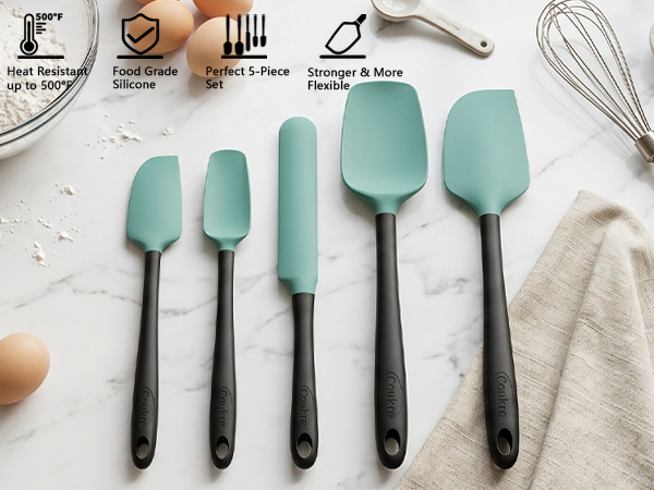 Coukre Silicone Spatula Set of 5