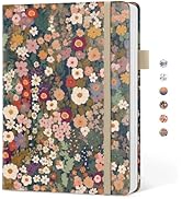 Taja Pretty Lined Journal for Women, Aesthetic Cute Hardcover Leather Journal for Writing, A5 Col...