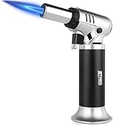 JETPRO Butane Torch Lighter Refillable with Adjustable Flame Kitchen Torch for Creme Brulee Bakin...