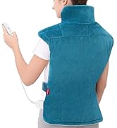 Comfytemp Upgraded Heating Pad for Back Neck Shoulders Deeper Pain Relief, 22"x33" Large Weighted...