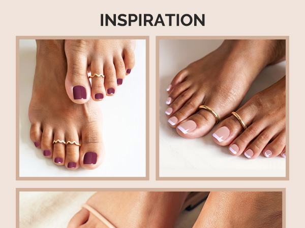 semi cured gel nail strips toe toenails pedi pedicure foot feet polish stickers wraps holiday uv