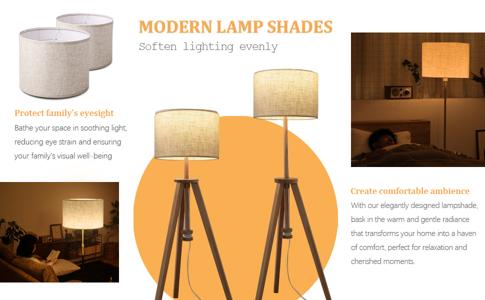 lampshades for table lamp set of 2