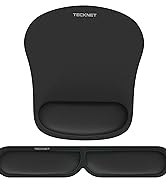 TECKNET Keyboard Wrist Rest and Mouse Pad with Wrist Support, Memory Foam Set for Computer/Laptop...