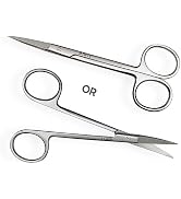 MJW Professional Iris Scissor Made of Stainless Steel for Multipurpose Use as Beard, Nose, Ear ha...