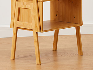 nightstands night stands set of 2 Stackable Side Tables bamboo end tables