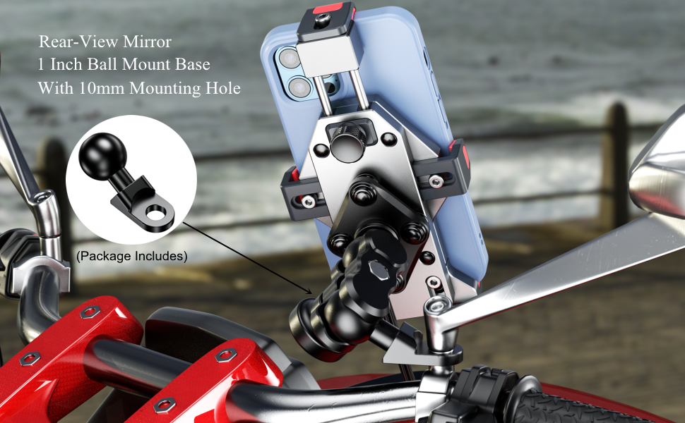 Mount to rear-view mirror
