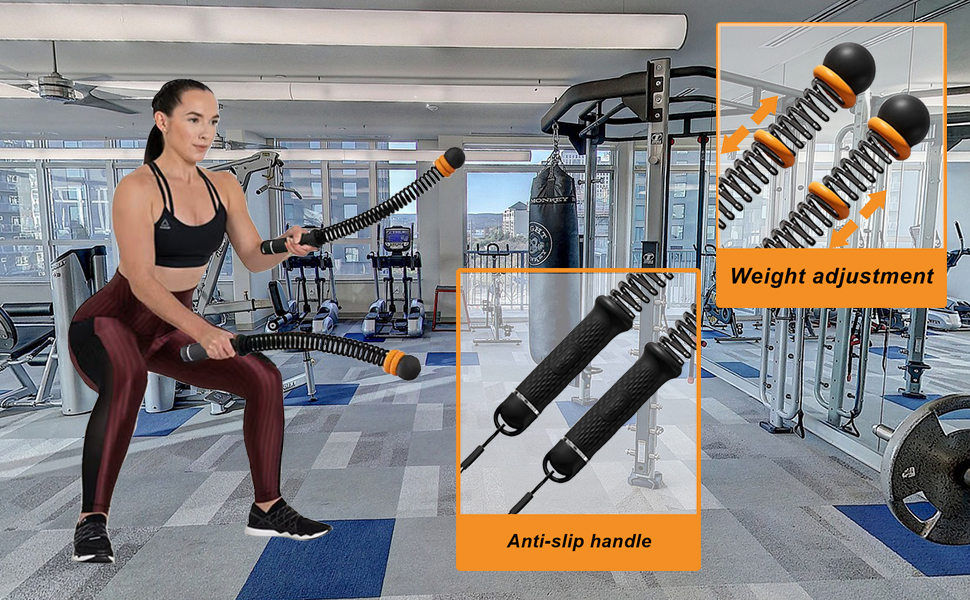 Weighted Ropeless Battle Ropes