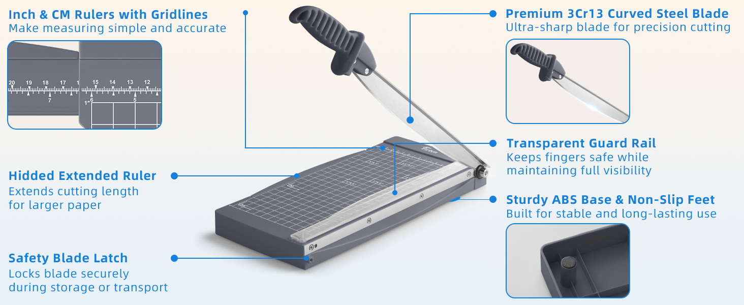 guillotin style paper cutter