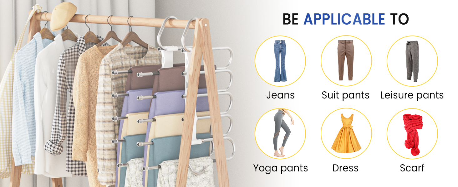 pants hangers plastic non slip trouser girls heavy duty clothes dress outfit