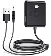 Bluetooth 5.4 AUX Car Adapter, [Enhanced Connection & Noise Cancellation],Bluetooth car Music Rec...