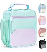 Kids Lunch Bags, DANIA &amp; DEAN Cute Insulated &amp; Reusable Mini Cooler Lunch Tote, Durable Thermal L...