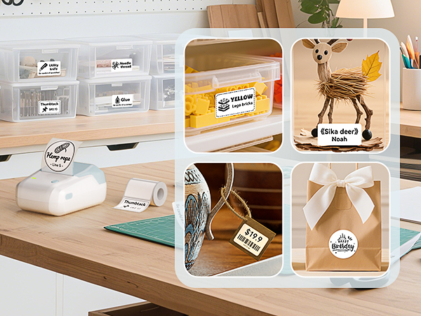 NIIMBOT B1 Label Maker for Craft Workshop