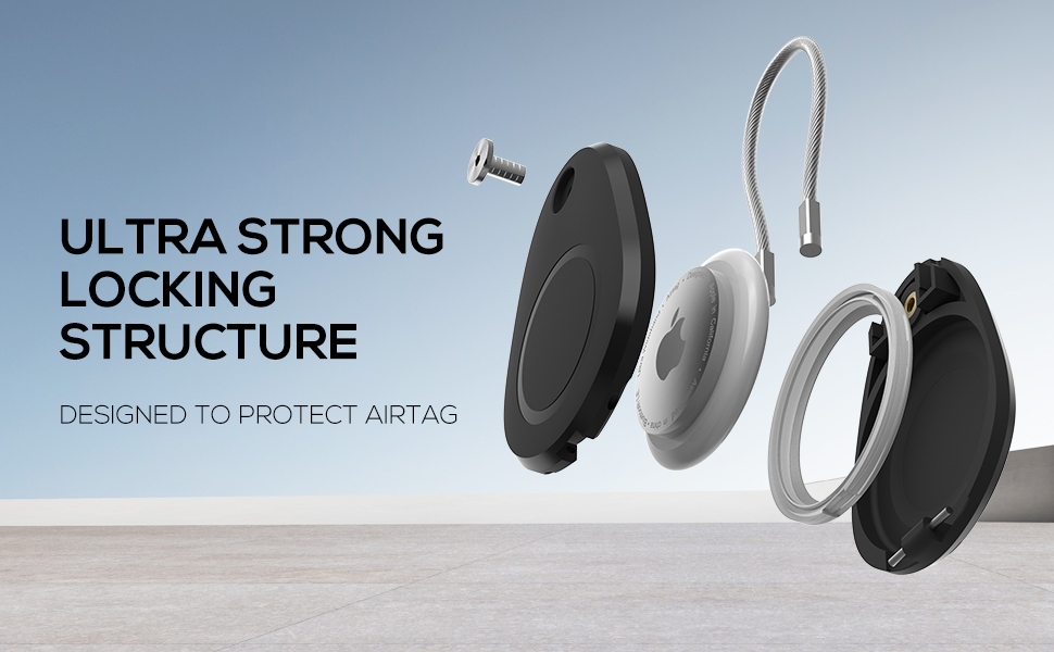 airtag keychain holder