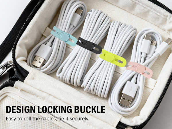 Neatly bundle cords, wires, and cables in seconds — no tangles, no frustration.