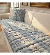 OHSIO Couch Cover for Pets Plush, Non Slip Cozy Sofa Cover Pet Friendly, Soft Thick Fuzzy Sofa Sl...