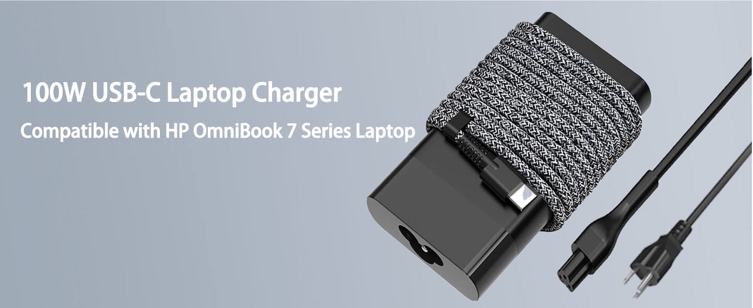 100W Omnibook laptop charger