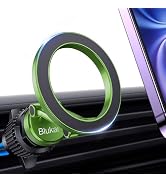 Blukar Car Phone Holder for MagSafe, [20xN52 Strong Magnets] Air Vent Magnetic Car Phone Mount Cr...