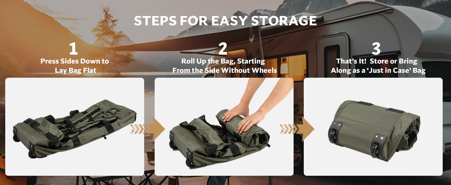 rolling duffel bag