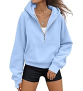 AUTOMET Womens Hoodies Fleece Fall Fashion Outfits Workout Sweatshirts Y2k Winter Zip Up Jackets ...