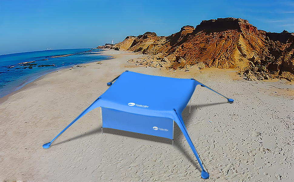 carpa de playa familiar
