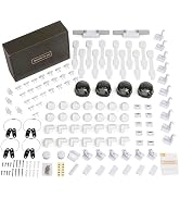 Baitiny Baby Proof Kit, 112 Packs Baby Proofing Essentials - Magnetic Cabinet Locks, Corner Guard...