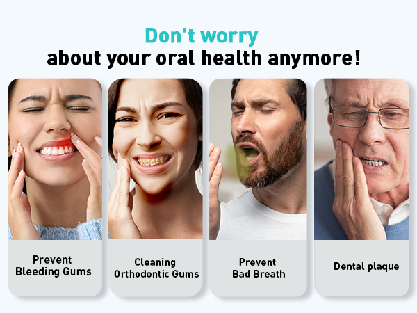 water dental flosser pick teeth cordlss portable Hilo dental con agua, recoge los dientes