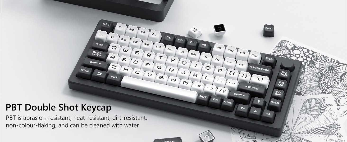 PBT Keycaps 75 Percent