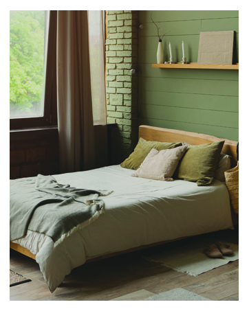 Bedding in a natural environment