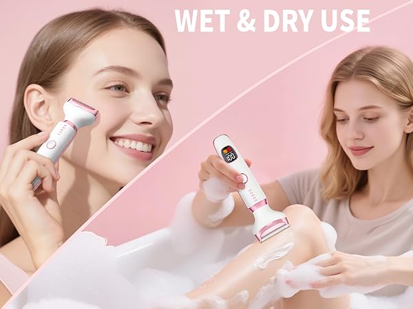 Electric Razors Bikini Trimmer Women Shaver Shaving Waterproof Rechargeable Pubic Hair Led Display