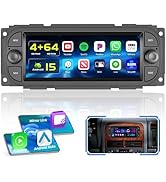 4+64GB Android 15 Radio for Dodge RAM 2002 2003 2004 2005 2006 Jeep Wrangler 2003 2004 2005 2006 ...
