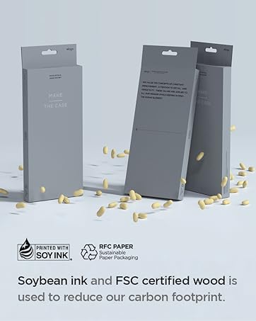 Soybean ink and FSC cerified wood is used to reduce our carbon footpring.