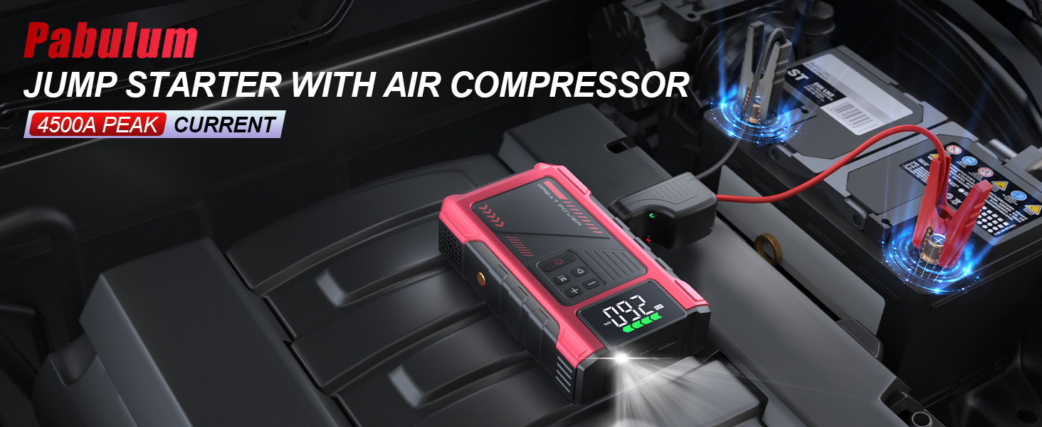 battery charger car jump starter
