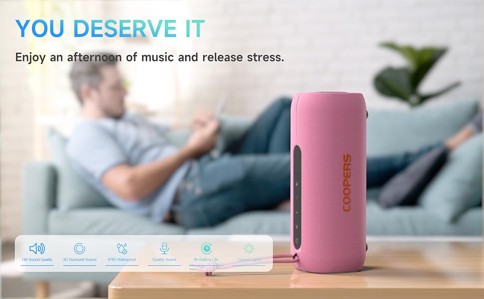 Bluetooth Speaker with 360° HD Sound