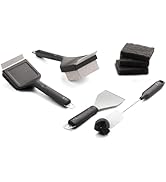 Camp Chef Griddle Cleaning Kit - Flat-Top Griddle Accessories includes Griddle Scraper, 4 Scourin...