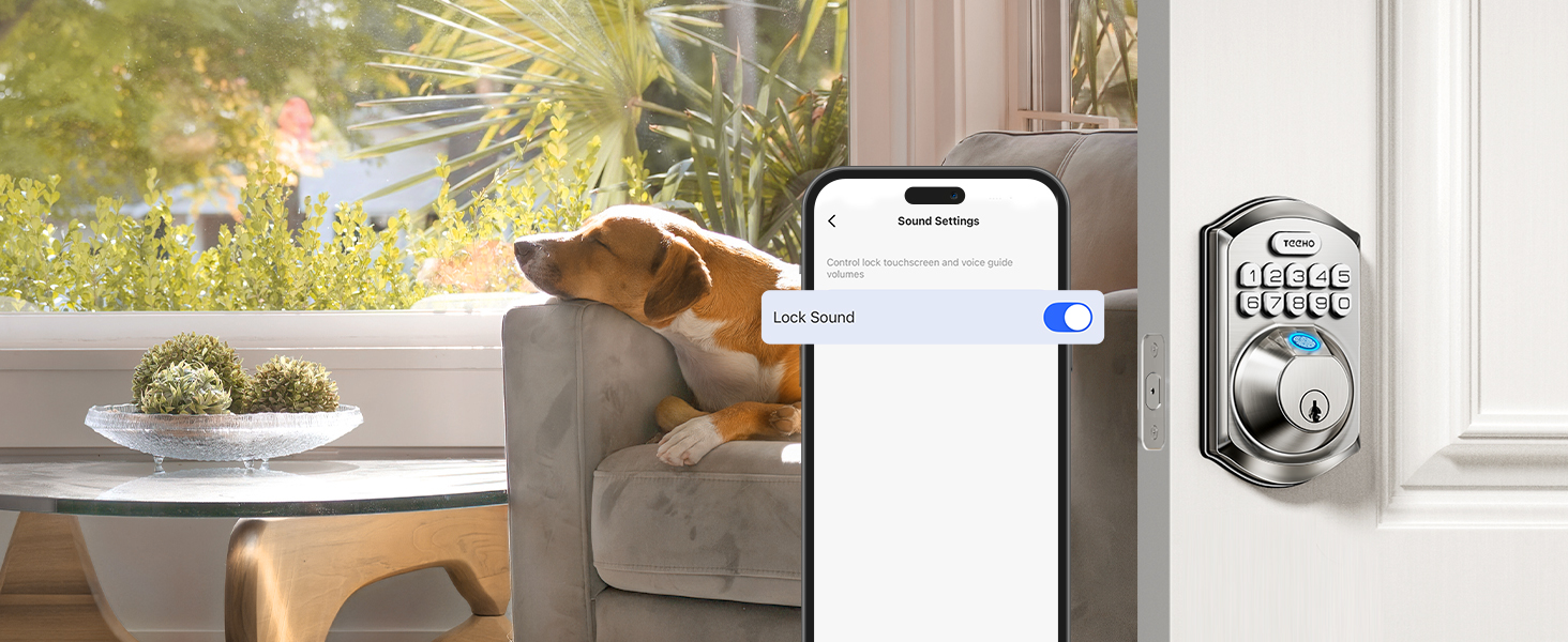 Adjust keypad sound settings with mute or normal mode for silent or audible operation